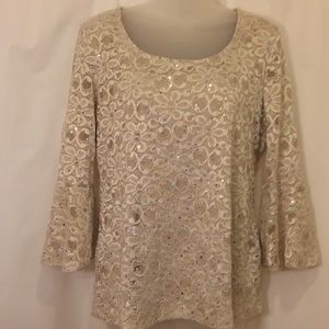 Cato Top Sparkle and Dazzle sequined